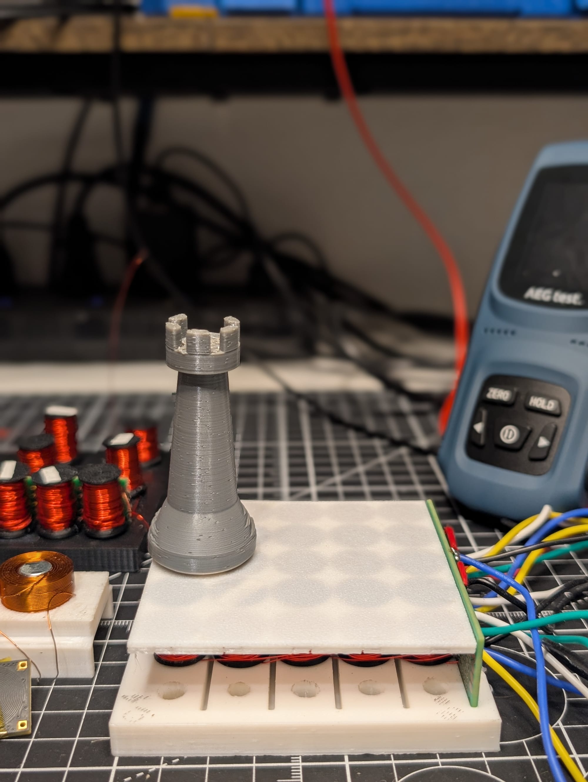 Designing Automated Chess Board: Motion using discrete coils- Part II